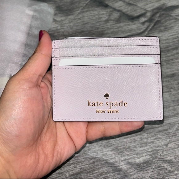NWT Kate Spade Madison Studded Pearls Pochette & Madison small slim card holder - Picture 3 of 16